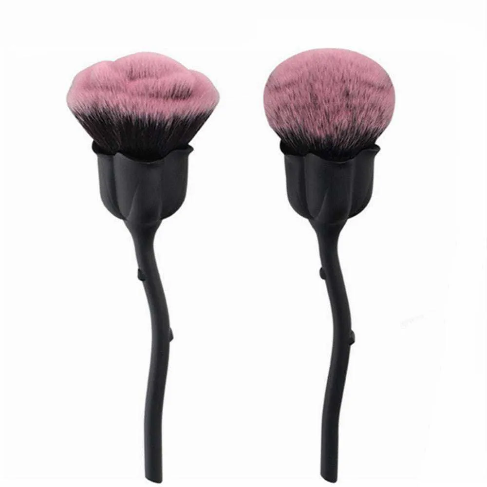 🌸 Elegant Floral Makeup Brush – Beauty Meets Artistry