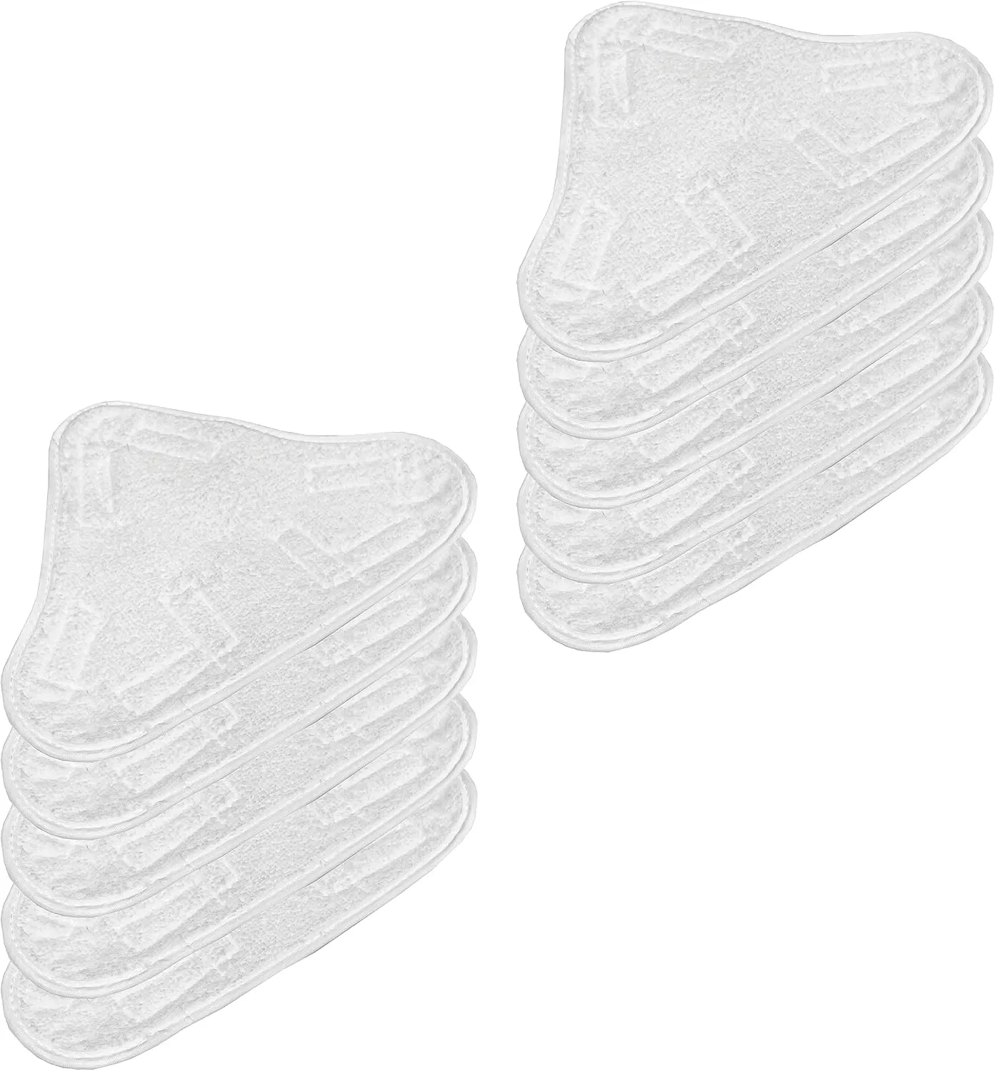 10 Replacement Pads Compatible with H2O X5 Steamboy H20 S302 S001 SKG 1500W Steam Mop Micro Fiber Pad