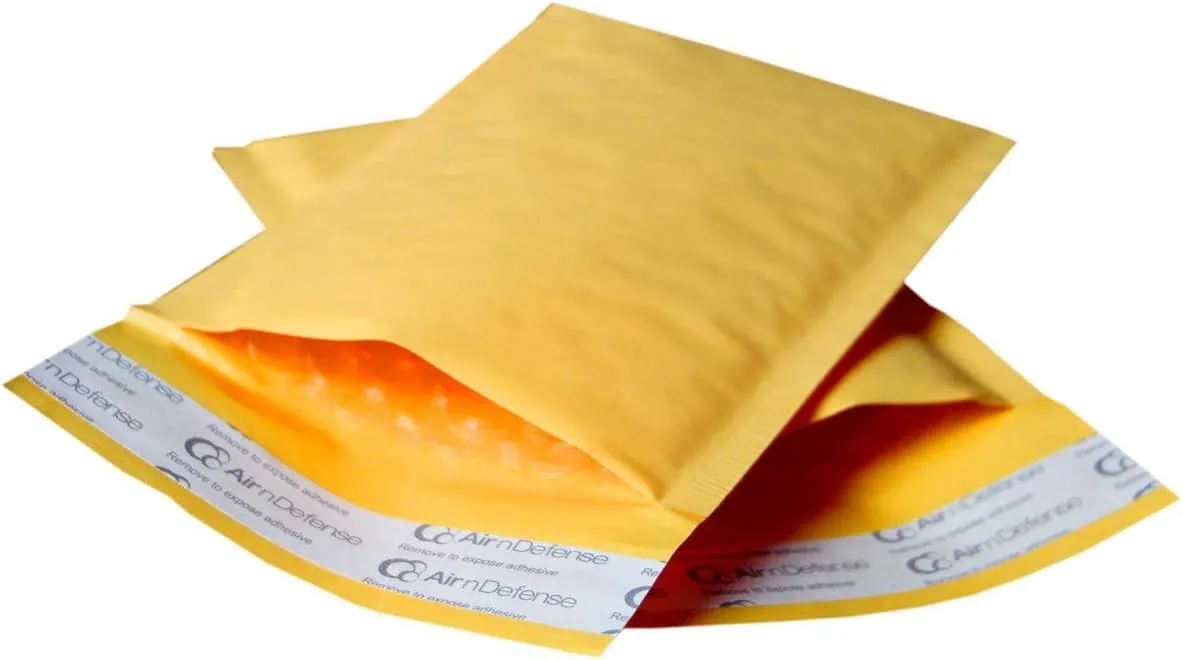 15/100/200/300/400/500 pcs #3 8.5x14.5 Kraft Bubble Padded Envelopes Mailers Shipping Bags AirnDefense (200)