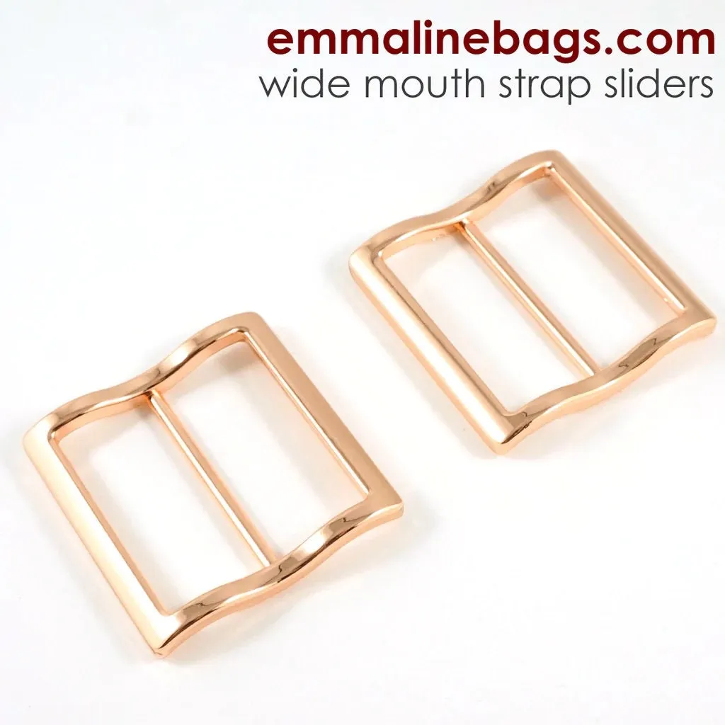 1" Adjustable Wide Mouth Strap Sliders 2 Pack
