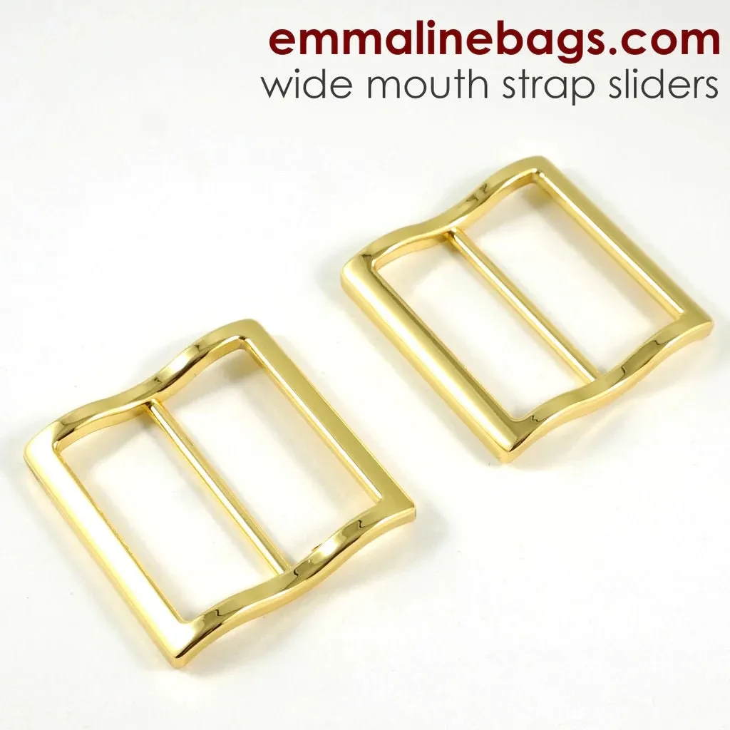 1" Adjustable Wide Mouth Strap Sliders 2 Pack
