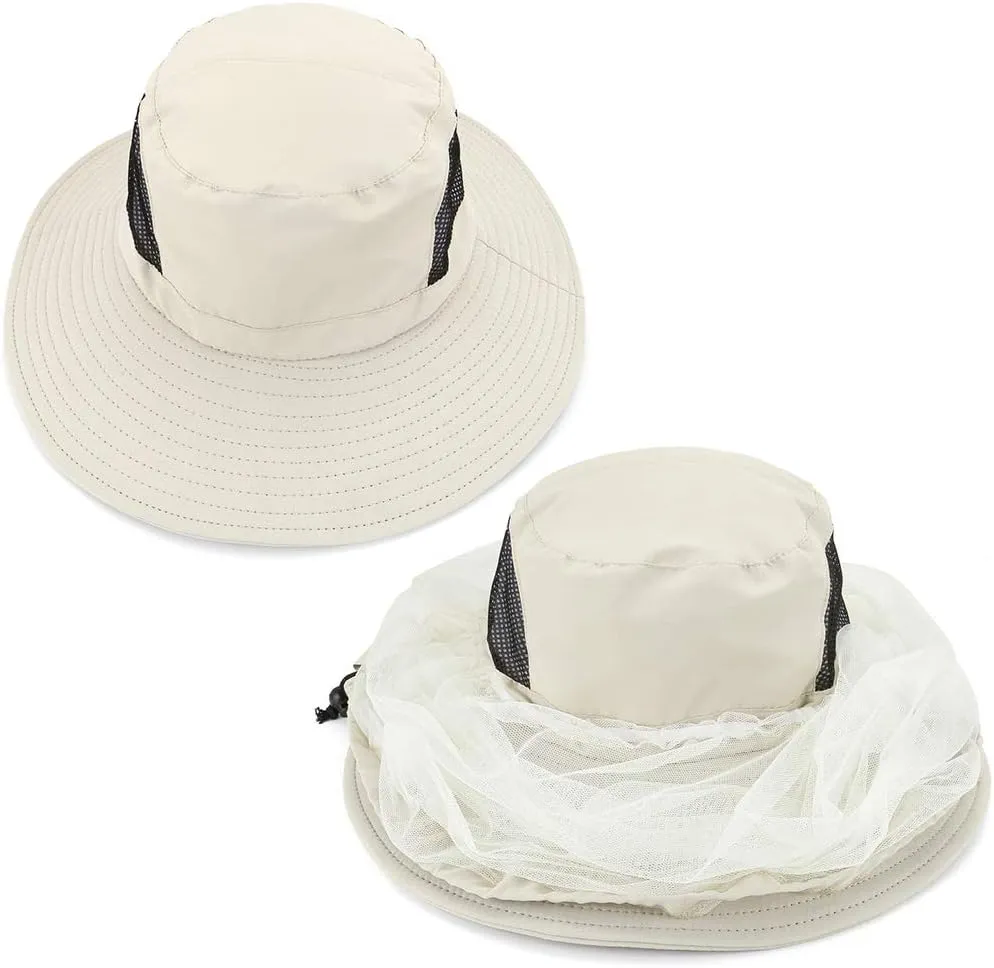 2 Pack Hats Sun Protection Hats for Gardening Hiking Fishing