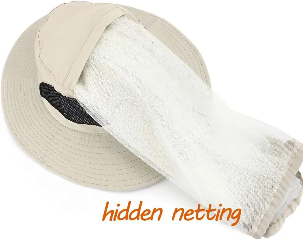 2 Pack Hats Sun Protection Hats for Gardening Hiking Fishing