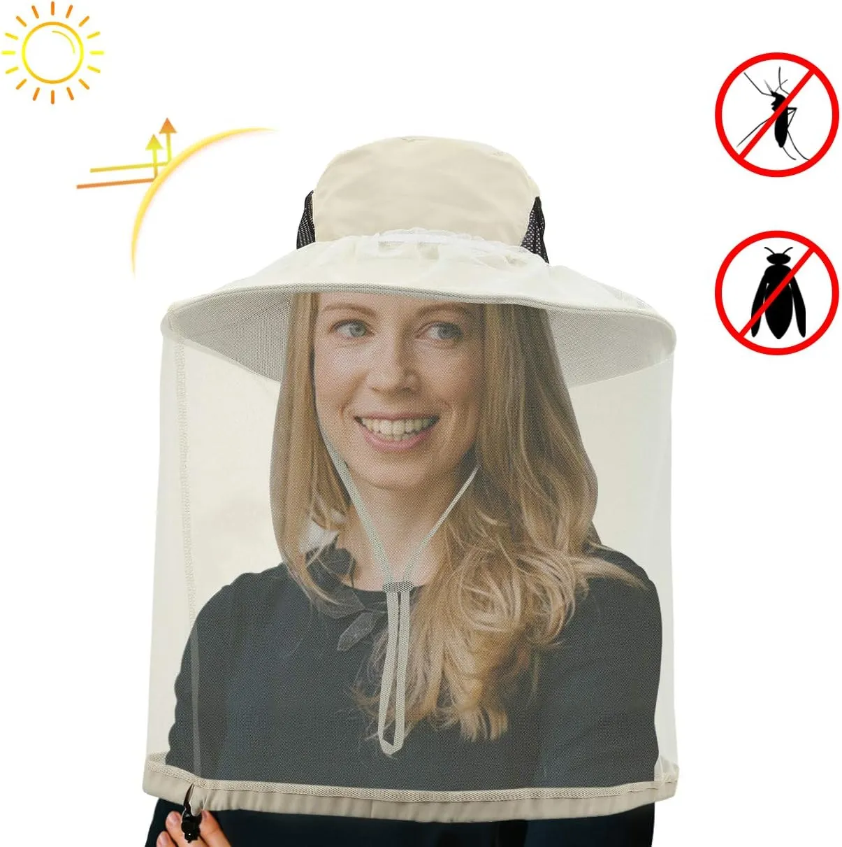 2 Pack Hats Sun Protection Hats for Gardening Hiking Fishing