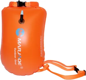 20L Storage Swim Buoy for Open Water Swimmers ，Waterproof Dry Bag Swim Safety Float