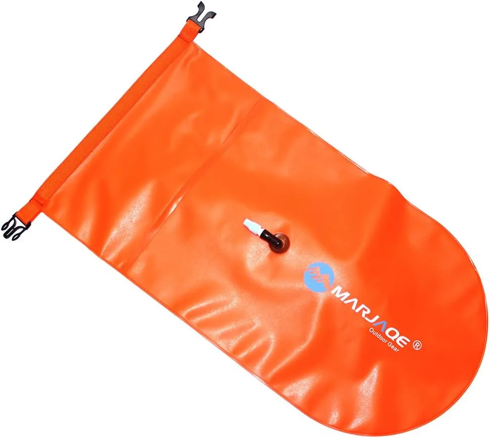 20L Storage Swim Buoy for Open Water Swimmers ，Waterproof Dry Bag Swim Safety Float