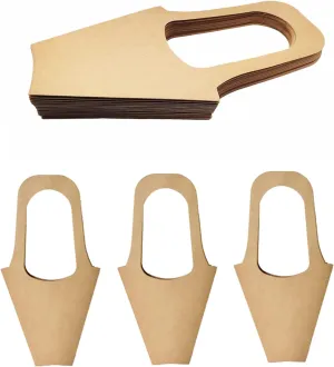 20pcs Kraft Paper Flowers Gift Bags Bouquets Bags with Handle Flowers Wrapping Gift Home Decoration(20pcs, Size: Small)