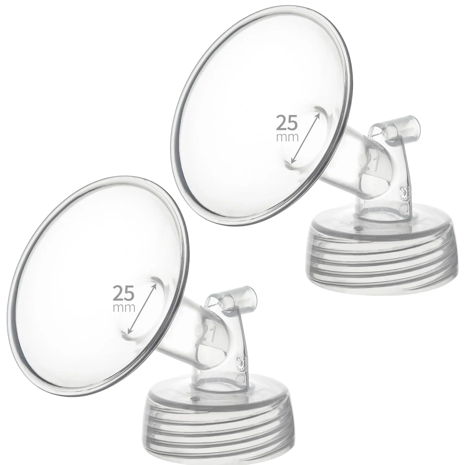 25mm Flanges Compatible with Spectra S2 S1 9 Plus Ameda MYA Motif Luna Breastpumps Replacement to Pump Parts Flange. Compatible with Spectra Parts/Accessories
