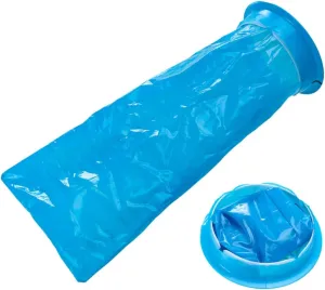 25pcs 1000ml Vomit Bags with Rubber Band Pregnancy Emesis Bags for Women Travel Puke Aid Sanitation Kit Motion Sickness Relief Blue