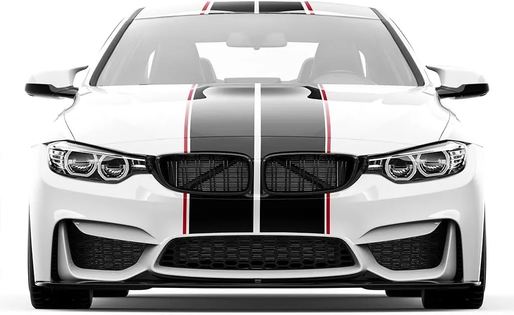 3M 50 Dark Red Gloss Vinyl Pinstriping Tape - Vinyl Striping Lines Stickers, Striping (1in x 150ft Roll)