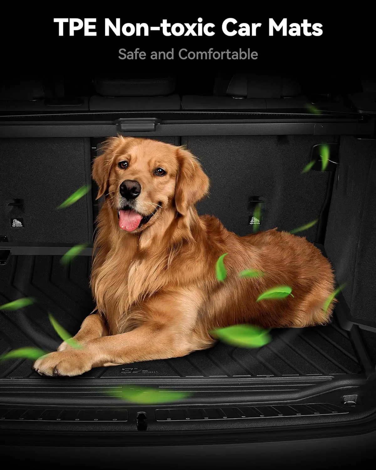 3W Floor Mats & Cargo Liner Fit for 2021-2024 2025 Chevy Suburban/GMC Yukon XL/Escalade ESV 7 Seat, TPE All Weather Custom Fit Car Accessories Full Set Car Liners for Bucket Seat