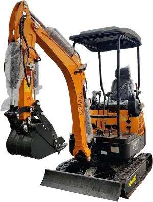 4,000 lbs TERROR XVIII Mini Excavator, EPA certified USA KUBOTA Diesel Engine Machine for Garden, Farms, Parks, Roads – Ideal for Digging, Drilling, Bull-Dozing