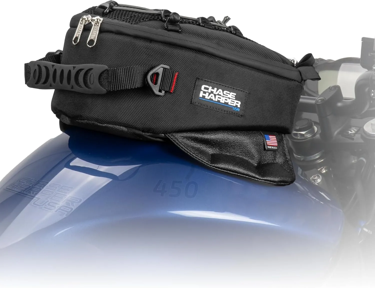 450M Magnetic Tank Bag, Water-Resistant, Tear-Resistant, Industrial Grade Ballistic Nylon with Anti-Scratch Rubberized Polymer Bottom, Super Strong Neodymium Magnets