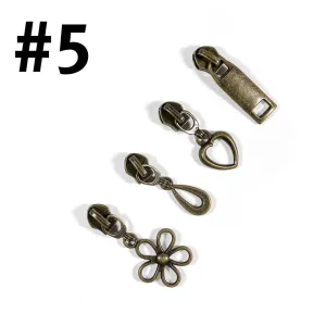 #5 Zip Pull | Antique Brass