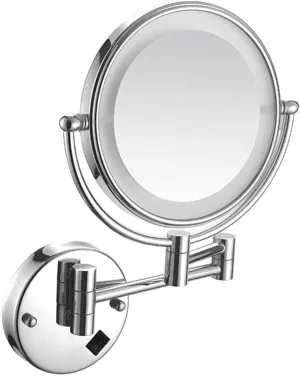 8 Inch Makeup Mirror 5X Magnification Vanity Mirror Concealed Install Vanity Mirror 360°