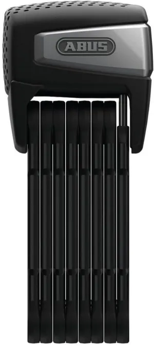 ABUS 61495 Bordo 6500A Edge Smart X 6500/110 BK SH, Black, 110 cm