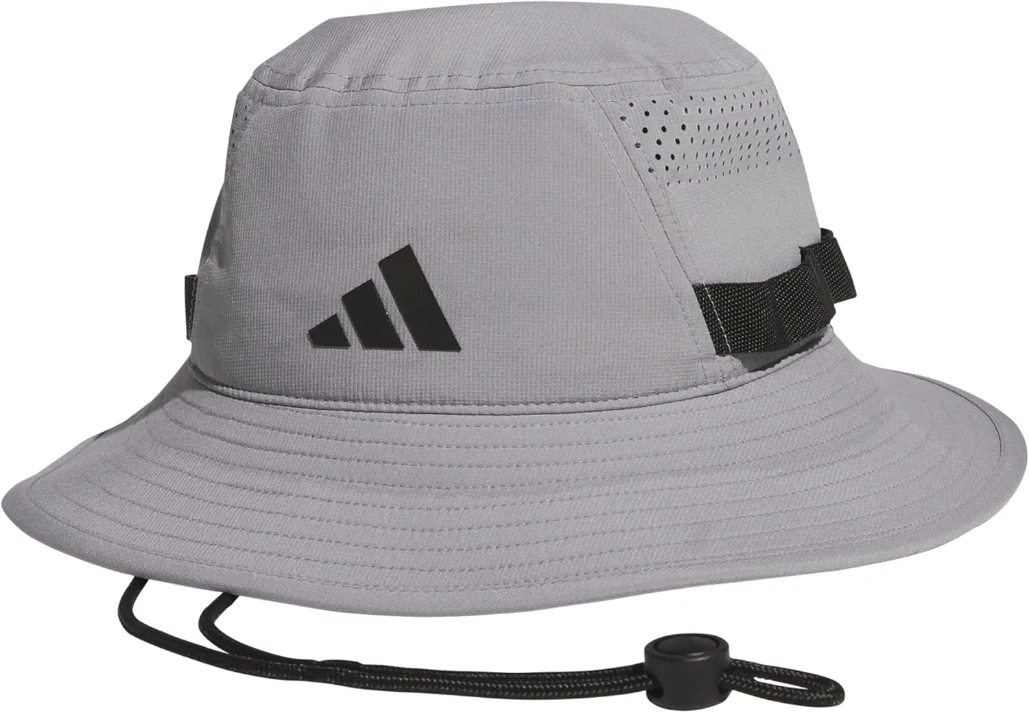 adidas Men's Victory Bucket Hat outdoors and sideline wide brim style for sun protection