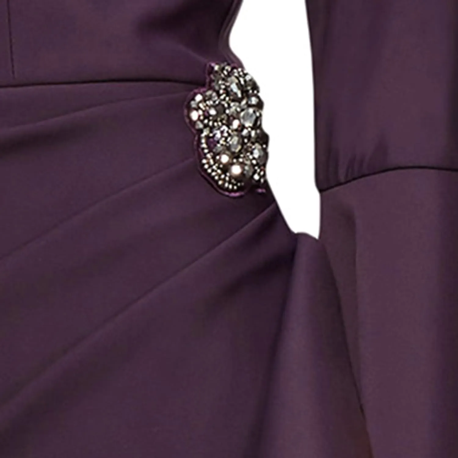 Alex Evenings Women's Slimming Short Cocktail Dress with Bell Sleeves, Wedding Guest (Petite and Regular Sizes)