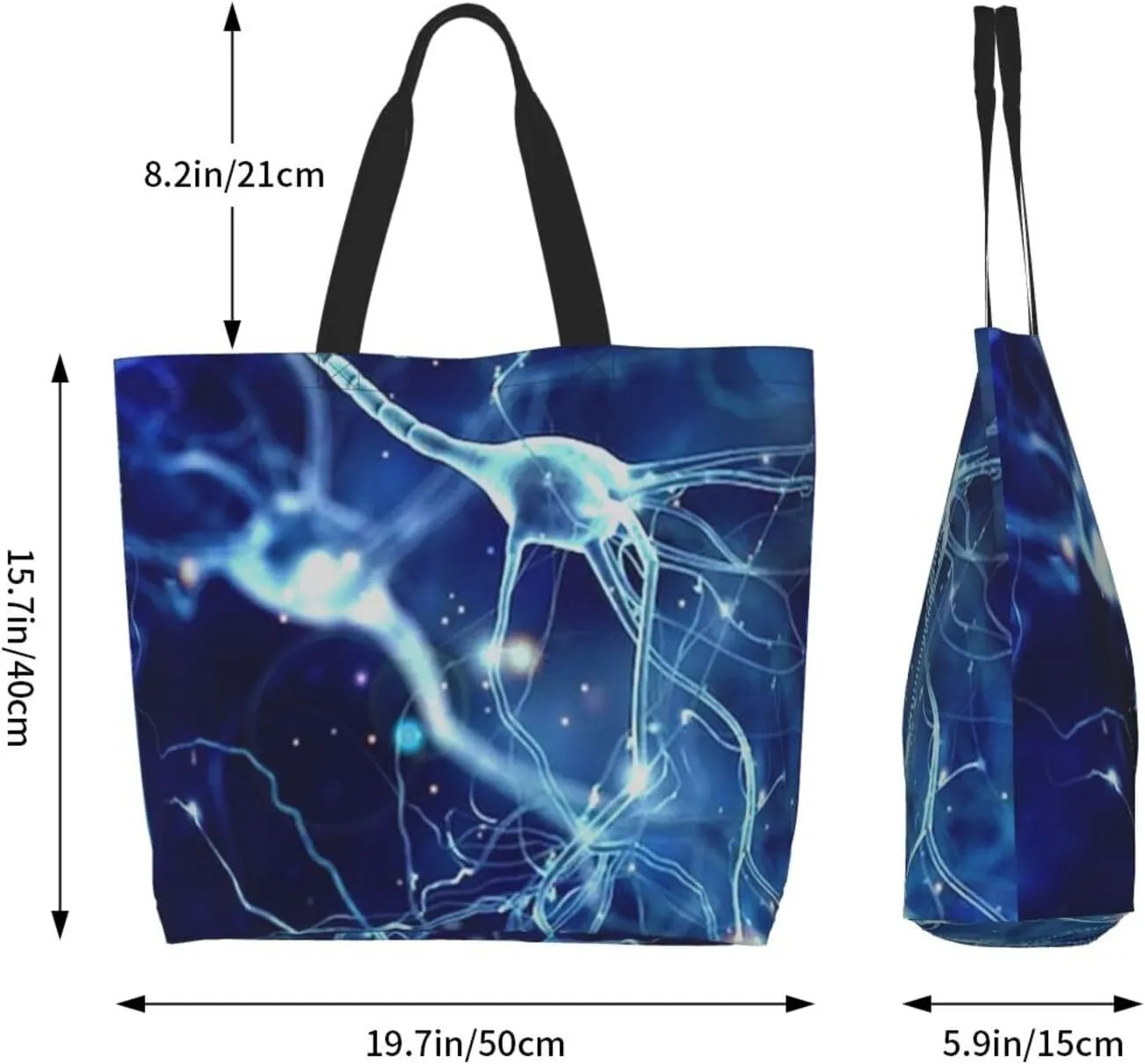 Alien Invasion Tote Bag Shopping Bag Portable Handbags Tote Shoulder Bucket Bags for Women