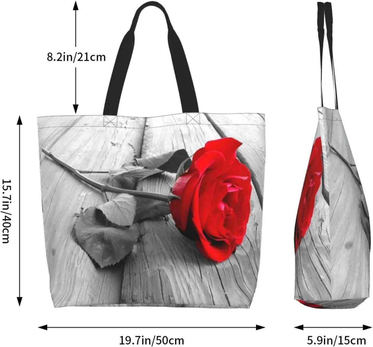 Alien Invasion Tote Bag Shopping Bag Portable Handbags Tote Shoulder Bucket Bags for Women