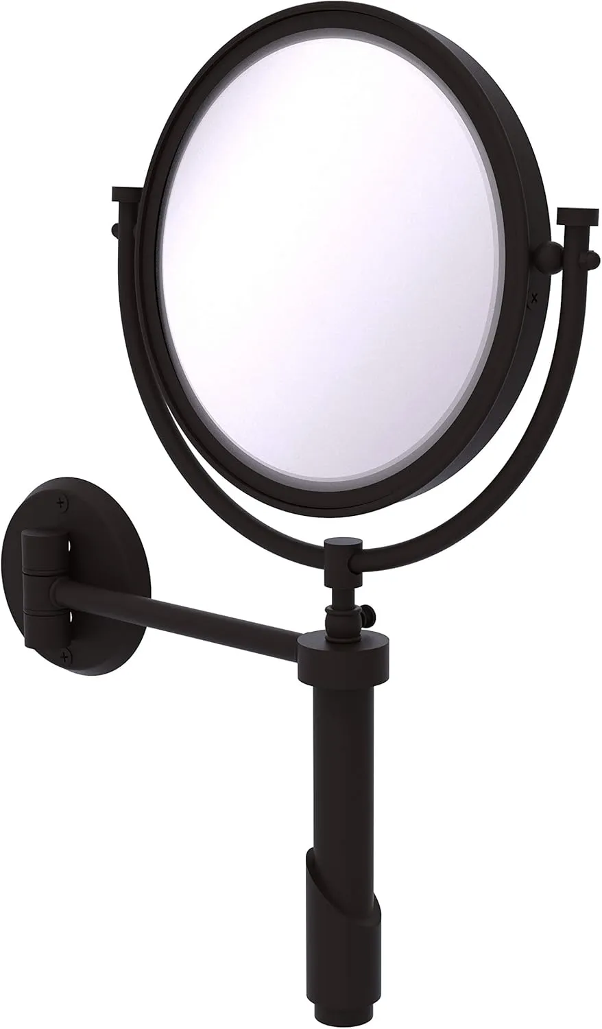 Allied Brass TRM-8/3X Tribecca Collection Wall Mounted 8 Inch Diameter with 3X Magnification Make-Up Mirror, Oil Rubbed Bronze