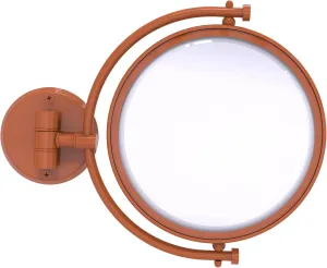Allied Brass WM-4/4X-ASP 8 Inch Wall Mounted Make-Up Mirror 4X Magnification, Autumn Sparkle