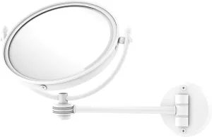 Allied Brass WM-5D/3X-PNK 8 Inch Wall Mounted Make-Up Mirror 3X Magnification, Pink