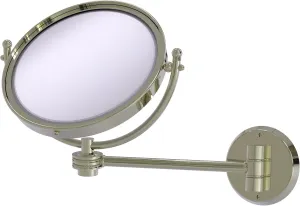 Allied Brass WM-5D/3X-SGL 8 Inch Wall Mounted Make-Up Mirror 3X Magnification, Spanish Gold