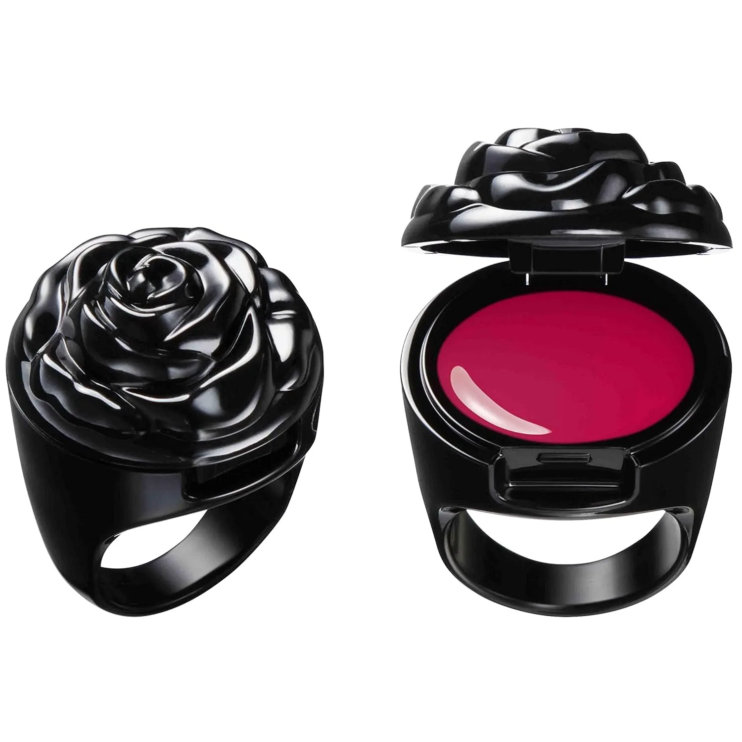 ANNA SUI Ring Rouge - Antique-Looking Lipstick Like Wearing an Accessory - Formulated with Highly Refractive and High-Viscosity Oil - 400 True Red - 0.80 oz.