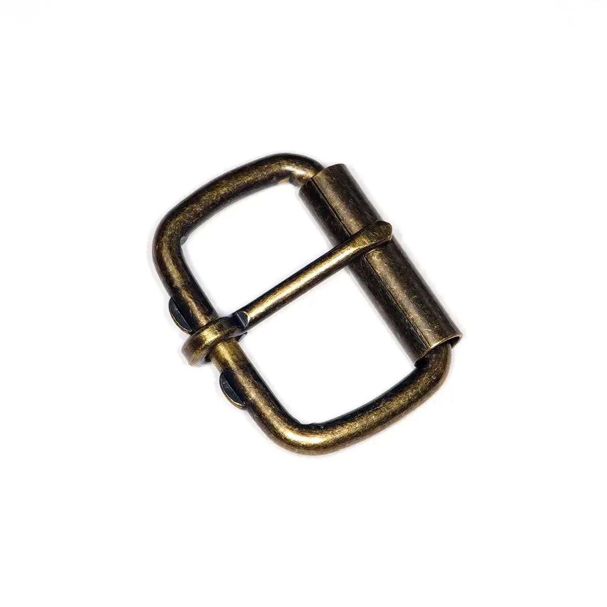Antique Brass HB Roller Buckle 1 1/2 Inch