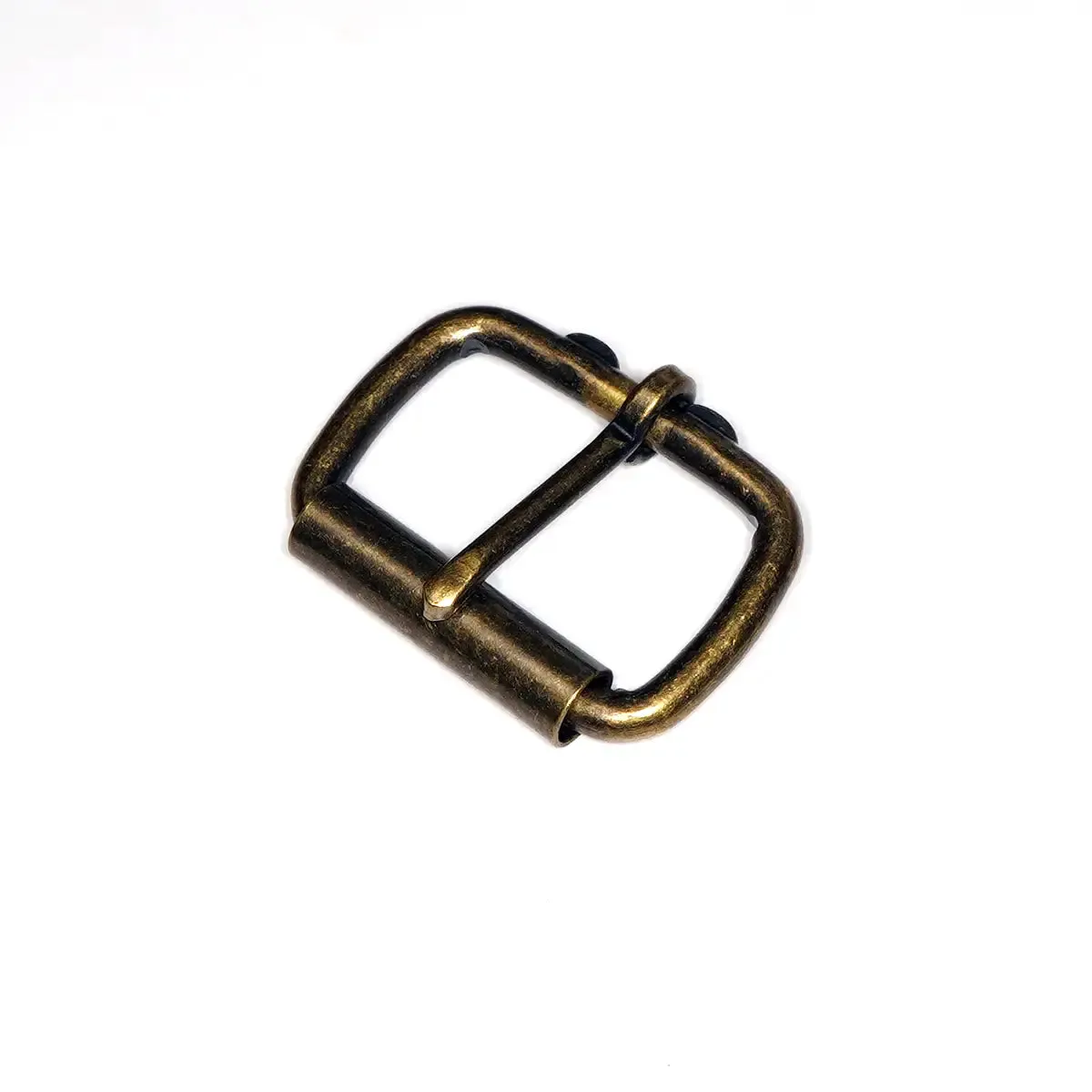 Antique Brass HB Roller Buckle 1 1/2 Inch