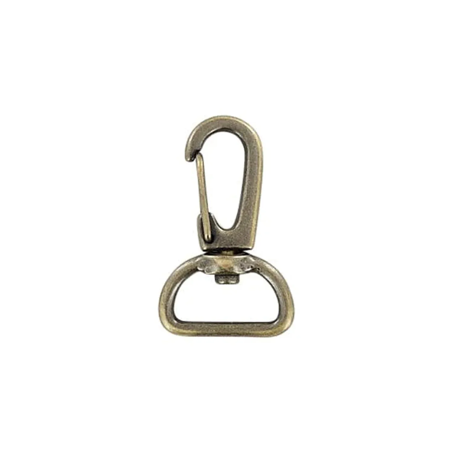 Antique Brass Lever Swivel Snap 3/4 Inch