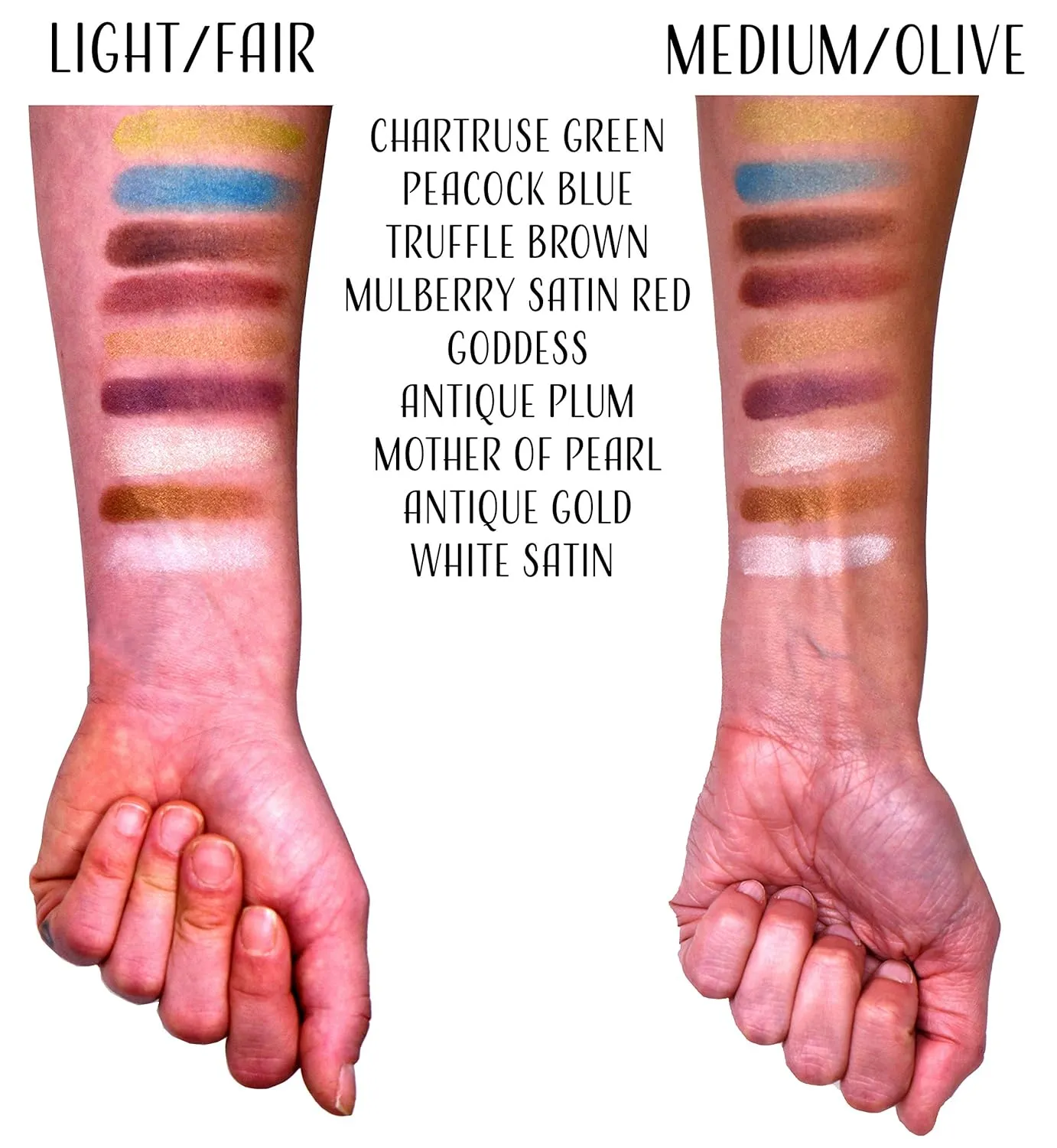 Antique Gold Carmel Bronze Shimmer Pressed Powder Single Vegan Eyeshadow; Talc, Paraben & Cruelty Free