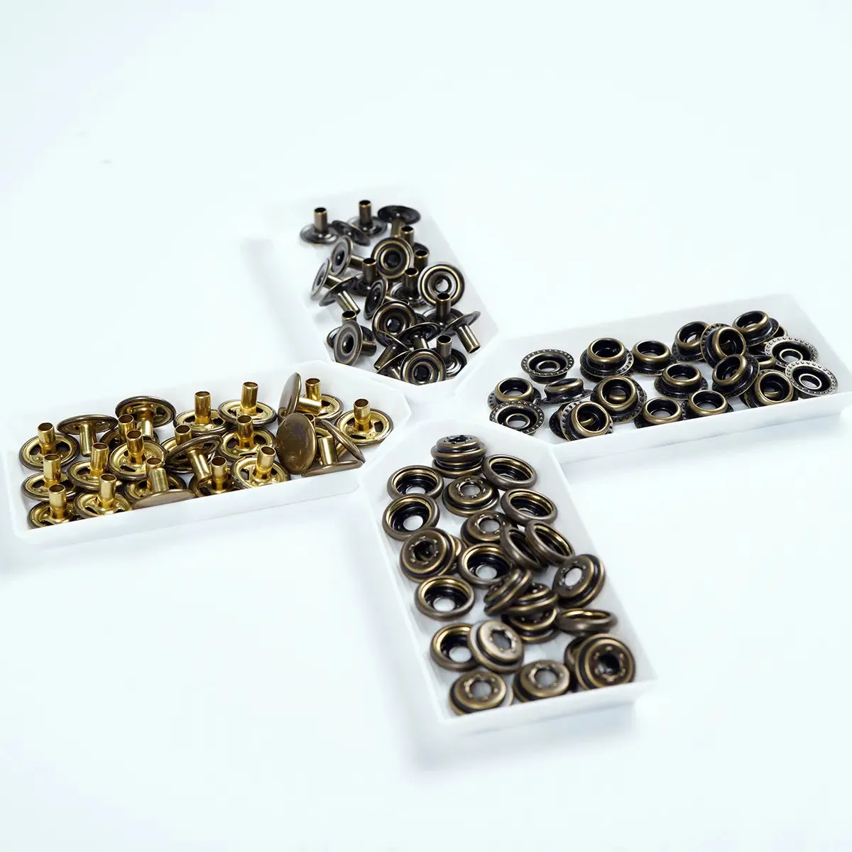 Antique Line 24 Solid Brass Snap Buttons 25 Pack