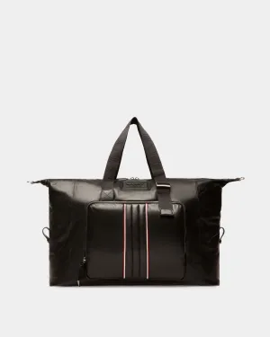 Arohn Leather Weekender Bag In Black