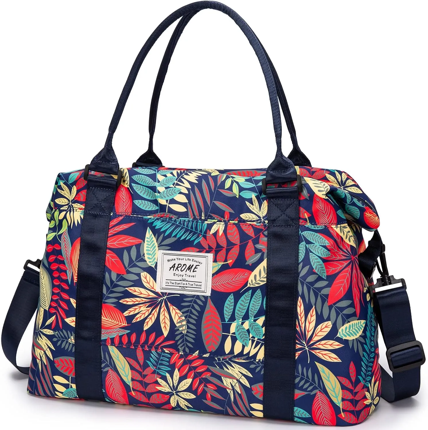 AROME Weekender Bags for Women, Travel Duffel Bag Overnight Weekend Bag Sports Gym Tote Bag with Wet Pocket & Flight Approved