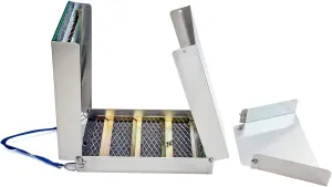 ASR Outdoor 50" Gold Sluice Box Folding Aluminum Prospecting Equipment