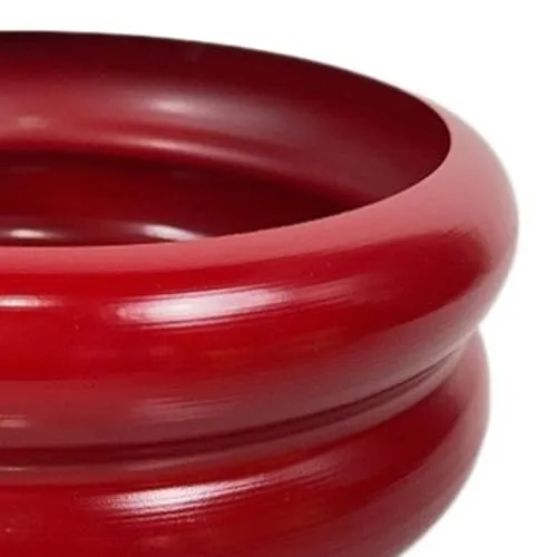 ATORSE Plant Pot Home Furnishing Desktop Ornament Decorative Vase Round Bubble Vase Red