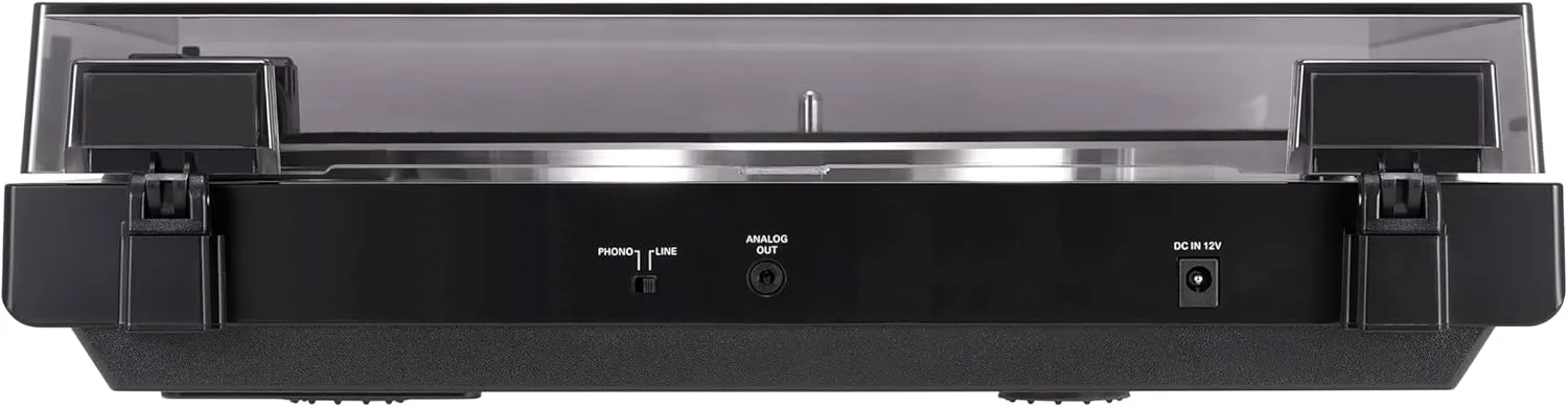 Audio-Technica AT-LP60X-BK Fully Automatic Belt-Drive Stereo Turntable, Black, Hi-Fidelity, Plays 33 -1/3 and 45 RPM Vinyl Records, Dust Cover, Anti-Resonance, Die-Cast Aluminum Platter