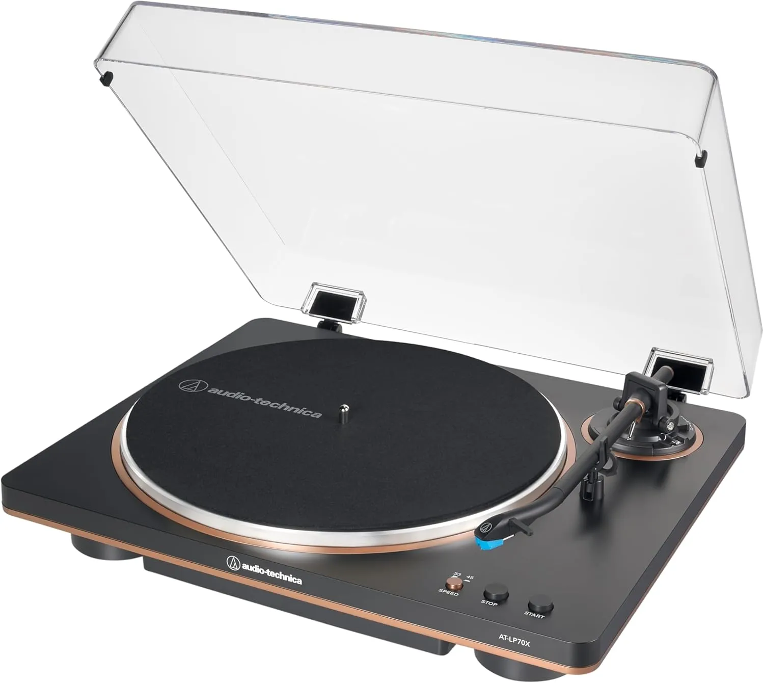 Audio-Technica AT-LP70X Automatic Turntable (Black/Bronze)