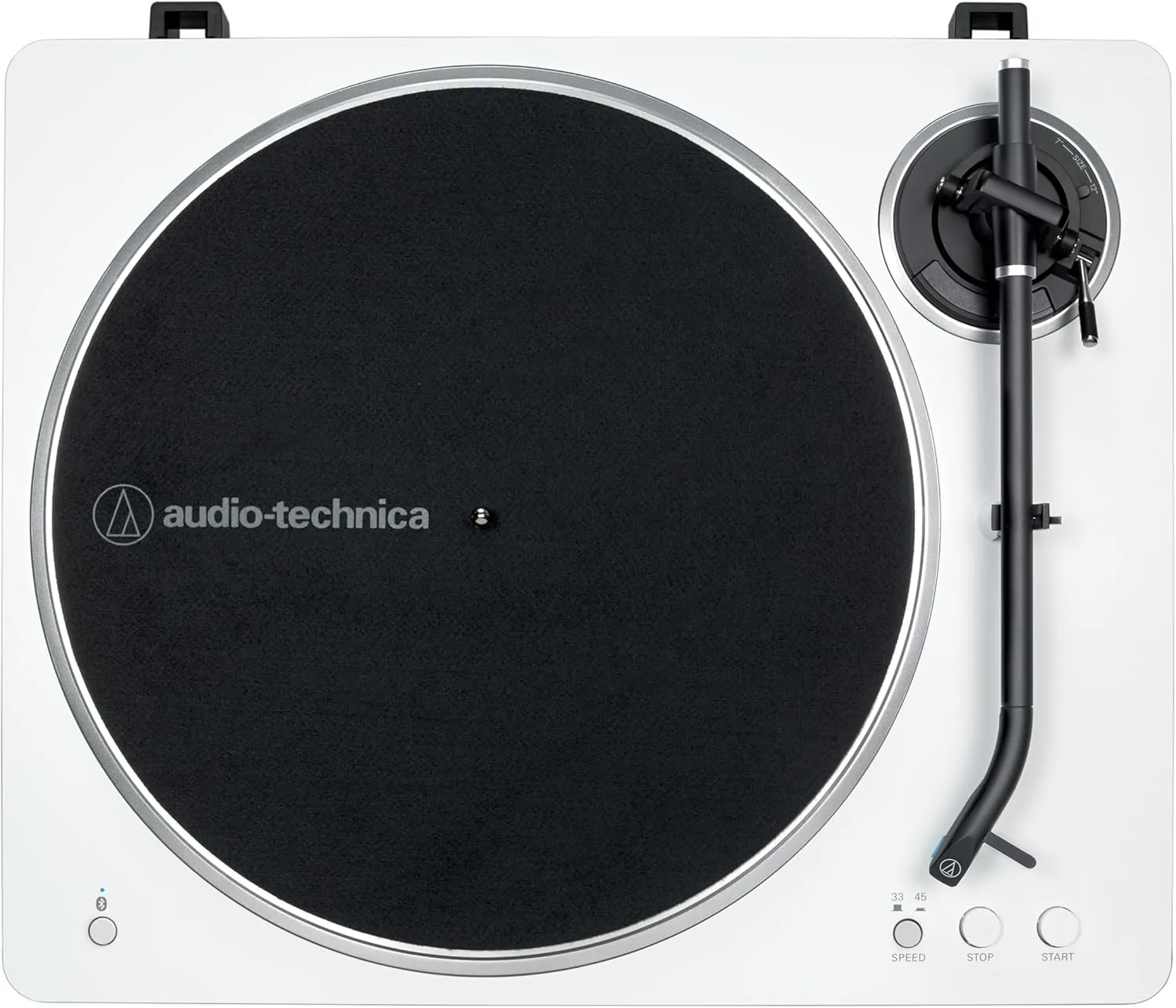Audio-Technica AT-LP70XBT Wireless Turntable (White/Silver)