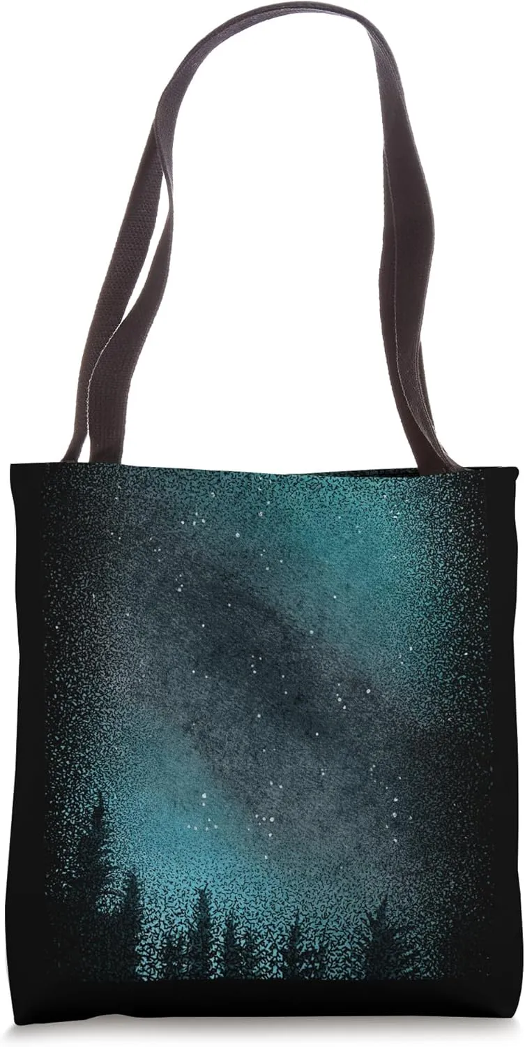Aurora Borealis Northern Lights Alaska Greenland Arctic Tote Bag