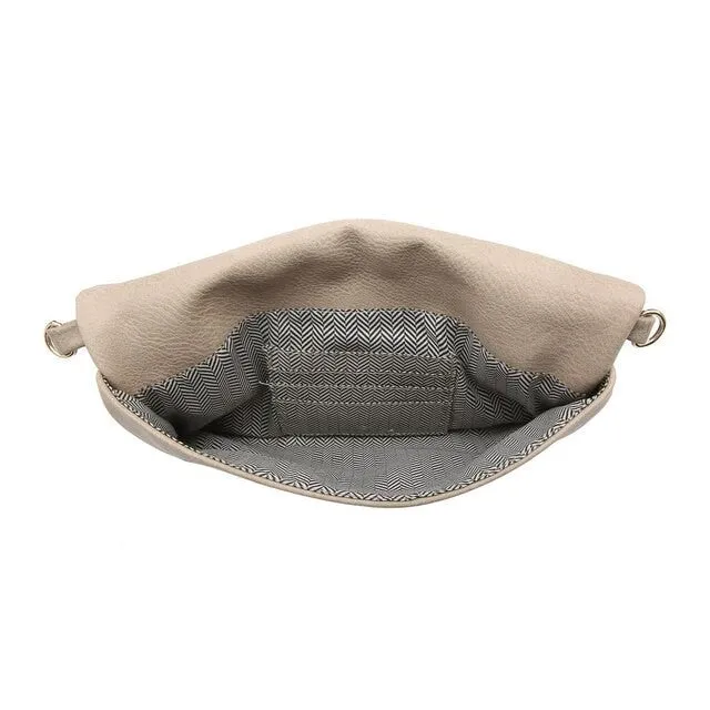 Austin Flapover Tassel Crossbody Clutch
