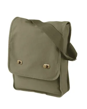 Authentic Pigment Pigment -Dyed Canvas Field Bag - Authentic Pigment 1902
