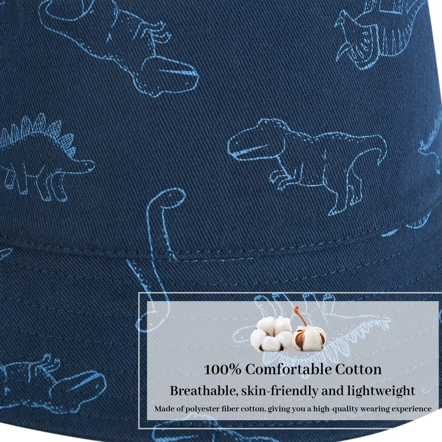 Baby Boy Sun Hat, Summer Beach UPF 50  Sun Protection Hats, Toddler Kids Wide Brim Sun Hats Cap