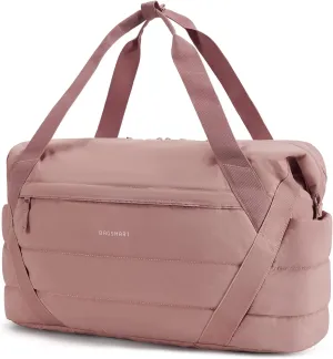 BAGSMART Gym Bag for Women, Weekender Travel Bag with Trolley Sleeve, Sports Duffel Bag with Yoga Mat Holder, Gym Tote Bag for Workout Sport Travel Swimming Yoga