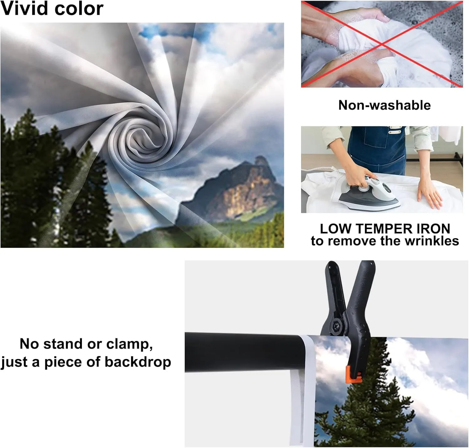 Baocicco 10x8ft Road Trip Backdrop Highway Blue Sky White Clouds Mountain Road Photography Background Road Wedding Ceremony Road Trip Party Racing Competition Autumn Festival Adults Photo Props