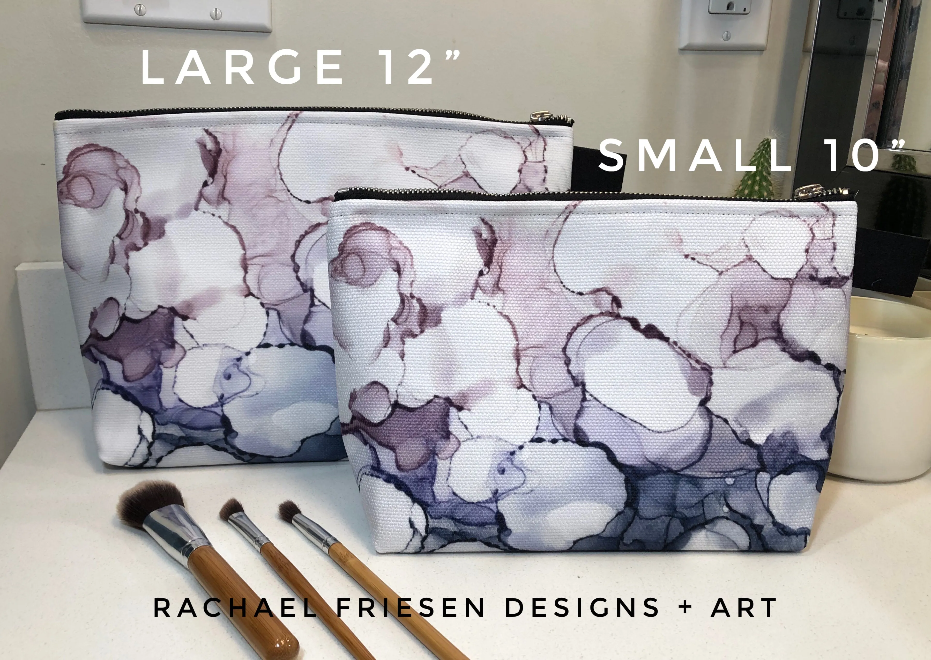 Beauty Bag - 10" and 12" - Aurora - Made to Order