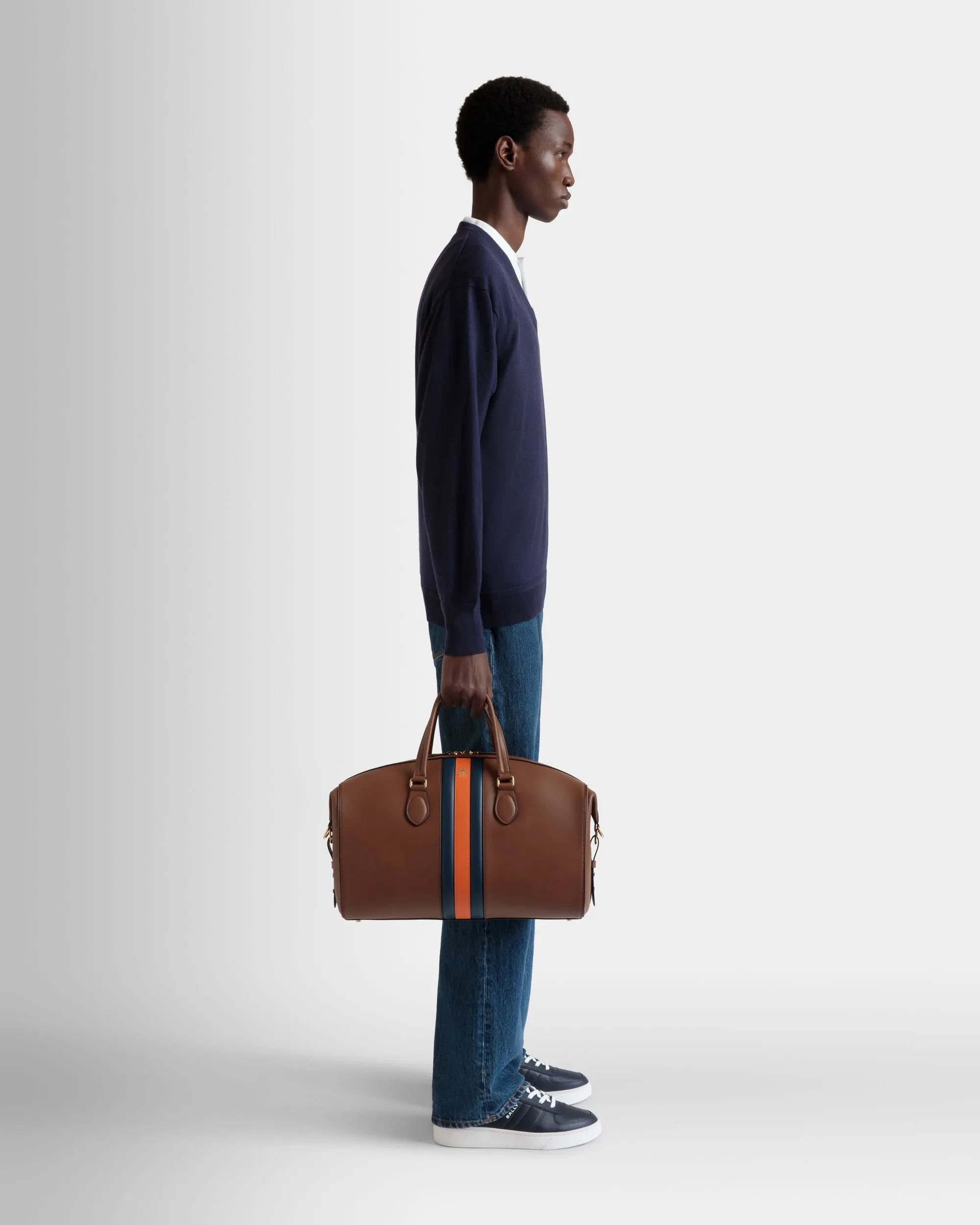 Beckett Weekender in Brown Leather