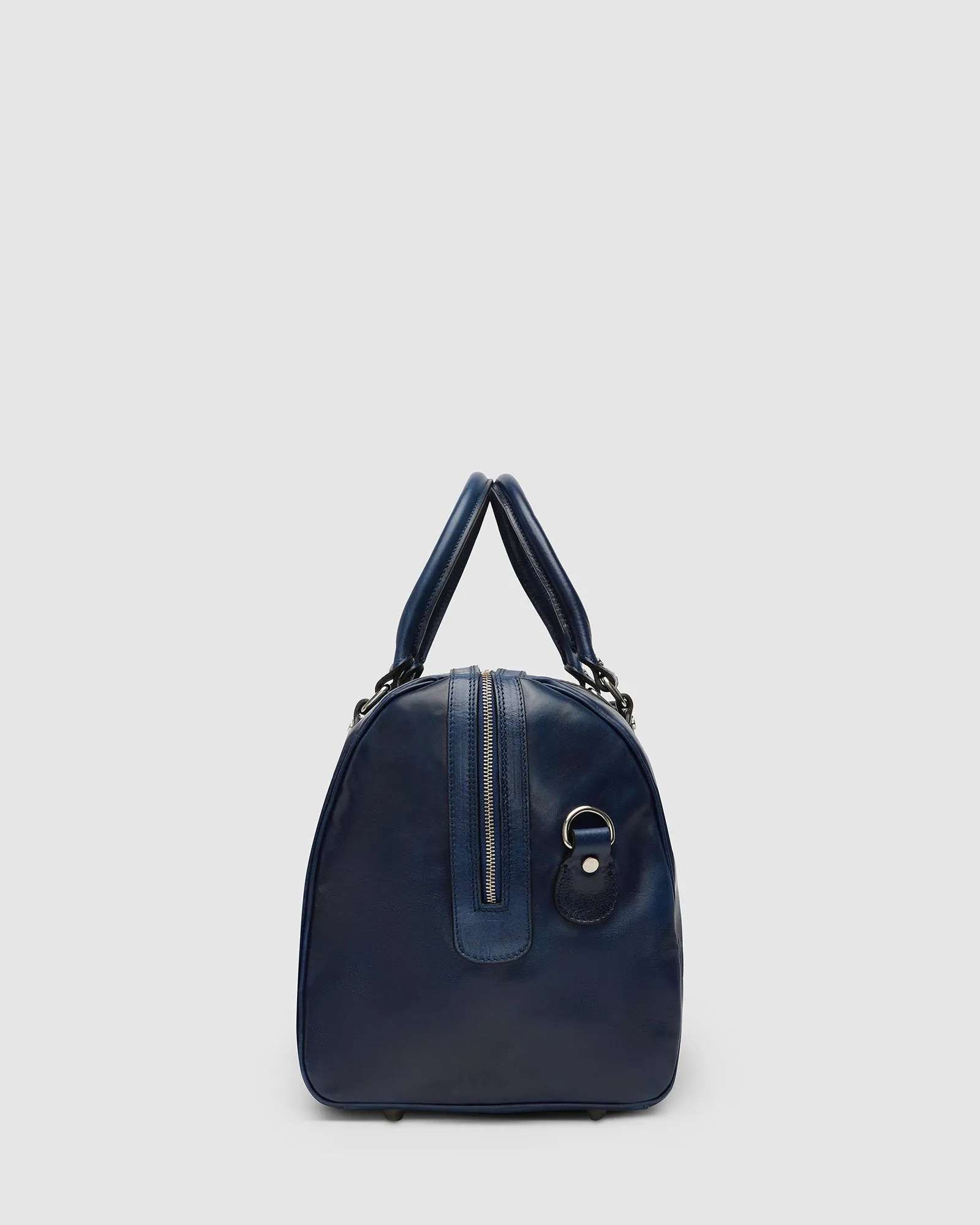 Beltrami Blue - Leather Weekender Cabin Bag